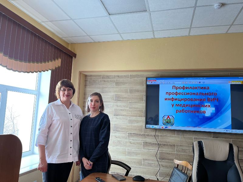 В Городской больнице №1 г. Рубцовска прошел семинар по предупреждению профессионального заражения ВИЧ медицинских работников при исполнении служебных обязанностей